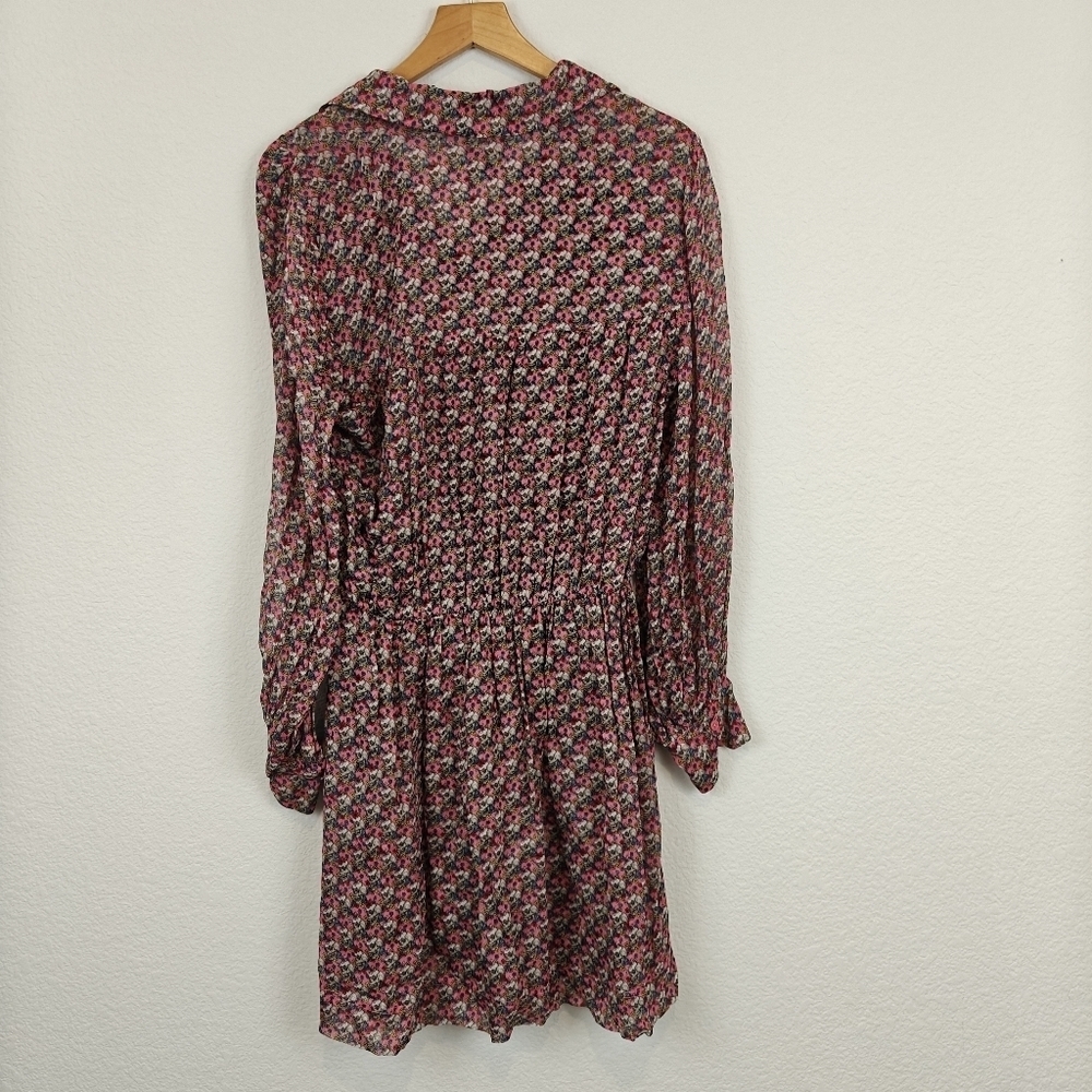 ZADIG & VOLTAIRE Women's Reevas Liberty Skull Mini Cinch Waist Dress Small - Picture 14 of 15